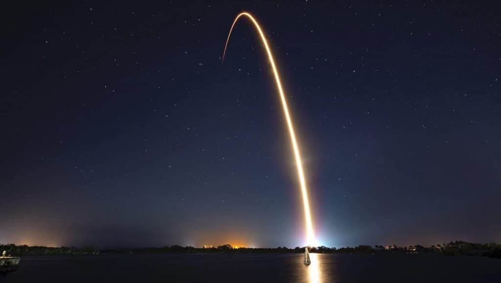 SpaceX Launch Trail